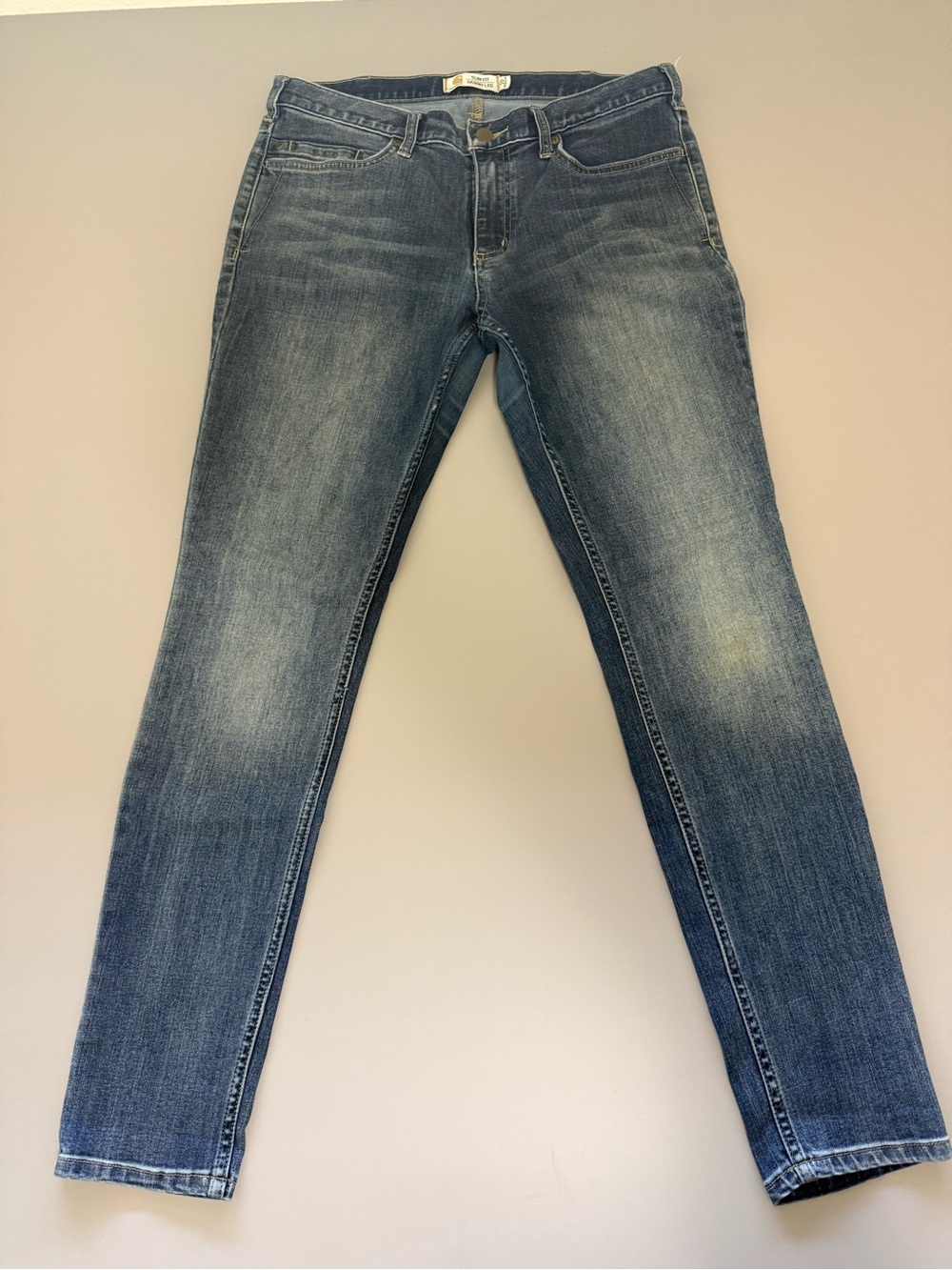 Carhartt Women’s Skinny Jeans in Faded Blue. G24